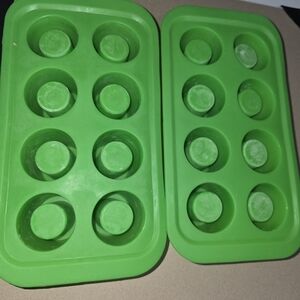 Green Silicone Ice Cube Trays